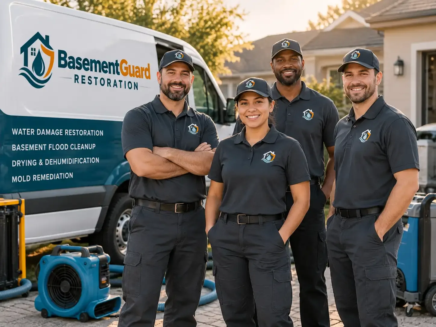 Basement Water Damage Restoration company in Woody, CA